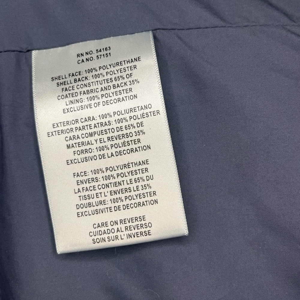 Levi’s Blue/Gray FAUX Leather Jacket - Picture 6 of 8